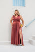 VESTIDO DECOTE V PRADA PLUS PETRA FINA